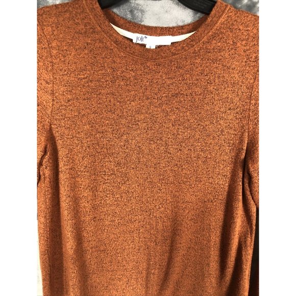 Jolt Women’s Pullover Size Small Long Sleeve Rust Color Bottom Lace Trim - Picture 5 of 10